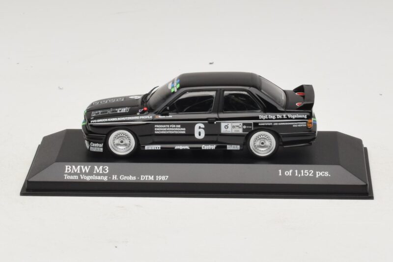 BMW M3 E30 #6 F. Grohs DTM 1987 Minichamps 1:43 430872006 メタル