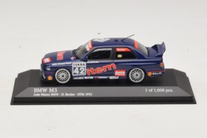 BMW M3 E30 Auto Maas #42 Becker DTM 1992 Minichamps 1:43 430922042 メタル