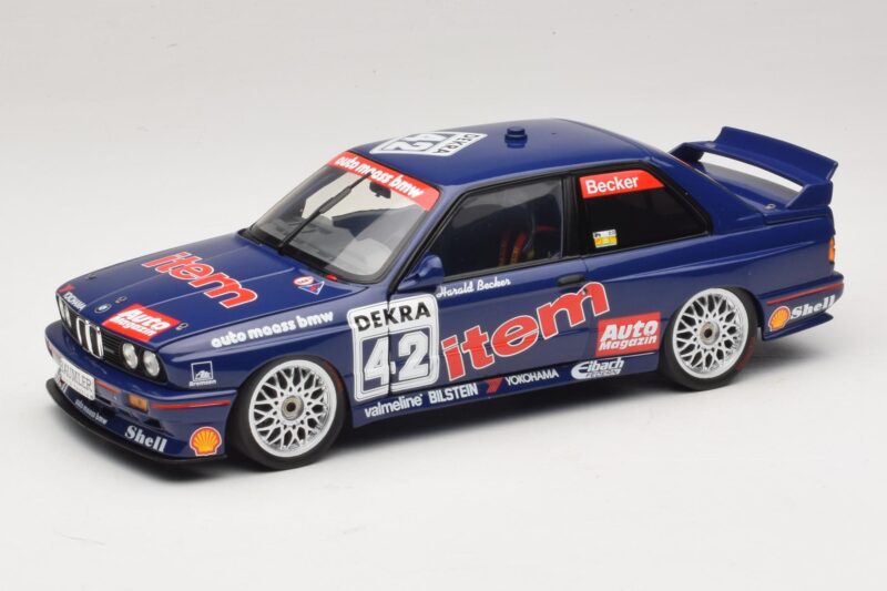 BMW M3 E30 Auto Maass #42 H. Becker DTM 1992 Minichamps 1:18 180922042 メタル