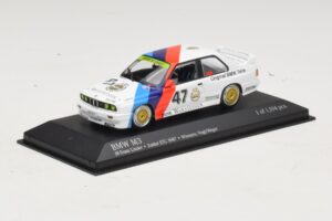 BMW M3 E30 M-Team Linder #47 Vogt / Herger Winners ETC Zolder 1987 Minichamps 1:43 430872047 メタル - 画像 2/4