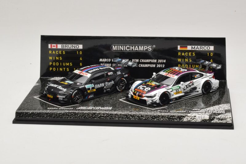 BMW M3 & M4 DTM Champions Set B. Spengler / M. Wittmann 2012 & 2014 Minichamps 1:43 412020723 メタル