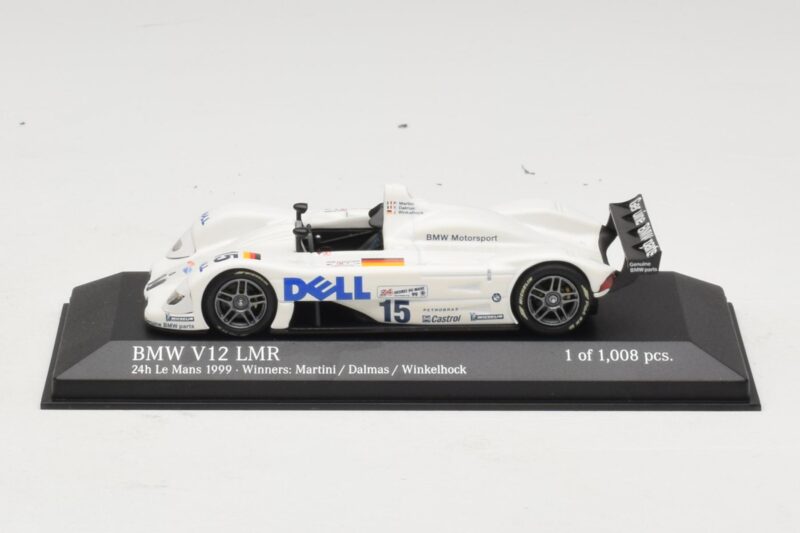 BMW V12 LMR #15 P. Martini / Y. Dalmas / J. Winkelhock 24 Hours of Le Mans Winner 1999 Minichamps 1:43 430992915 メタル