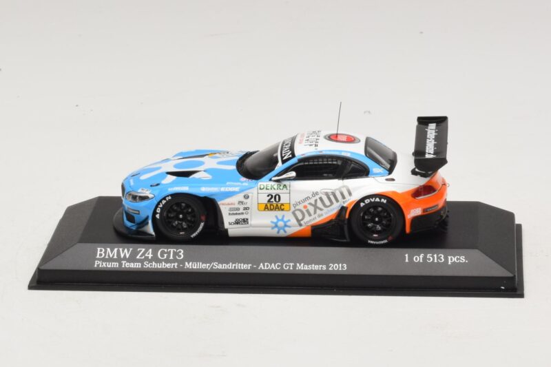 BMW Z4 GT3 Pixum #20 Müller / Sandritter ADAC GT Masters 2013 Minichamps 1:43 436132420 メタル