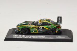 BMW Z4 GT3 Saudi Falcons #24 Al Faisal / Binladen 24 Hours of Dubai 2013 Minichamps 1:43 437132424 メタル