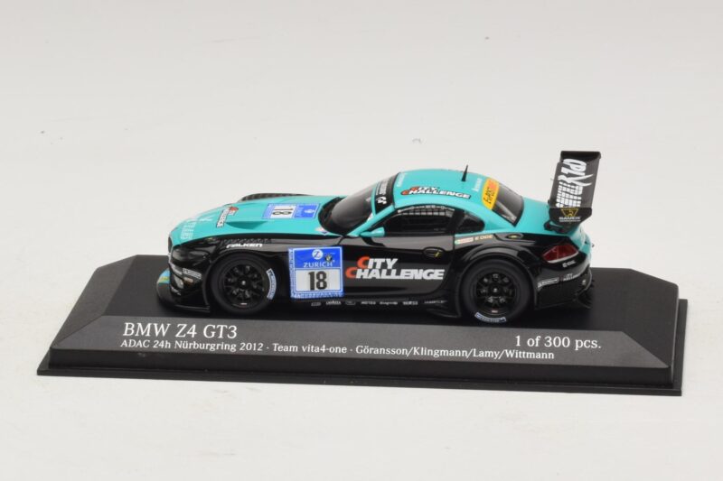 BMW Z4 GT3 Vita4One #18 Goransson / Klingmann 24 Hours of Nürburgring 2012 Minichamps 1:43 437122918 メタル