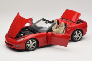 Chevrolet Corvette C6 カブリオレ レッド AUTOart 1:18 71221 メタル - 画像 2/8