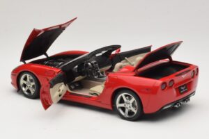 Chevrolet Corvette C6 カブリオレ レッド AUTOart 1:18 71221 メタル - 画像 5/8