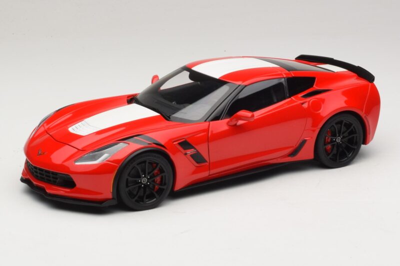 Chevrolet Corvette C7 Grand Sport レッド ホワイトストライプ AUTOart 1:18 71274 コンポジット