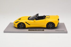 Chevrolet Corvette C7 Velocity Yellow BBR 1:18 BLM1815E レジン - 画像 3/6