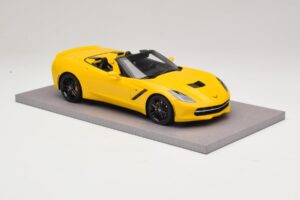 Chevrolet Corvette C7 Velocity Yellow BBR 1:18 BLM1815E レジン - 画像 4/6