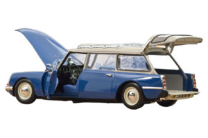 Citroën DS 21 Break Danube Blue Norev 1:18 181772 メタル - 画像 2/4