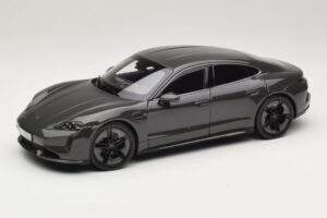 Porsche Taycan Turbo S Slate Grey Neo Norev 1:18 187654 メタル