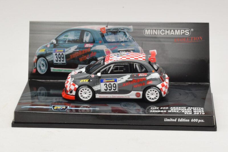 Fiat 500 Abarth Assetto Corse #399 Autohaus Winz VLN 2010 Minichamps 1:43 437101299 メタル