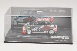 Fiat 500 Abarth Assetto Corse #399 Autohaus Winz VLN 2010 Minichamps 1:43 437101299 メタル - 画像 4/5
