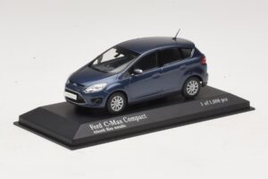 Ford C-Max Compact ブルーメタリック Minichamps 1:43 400089001 メタル - 画像 2/4