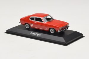 Ford Capri I レッド Maxichamps 1:43 940085500 メタル - 画像 3/4