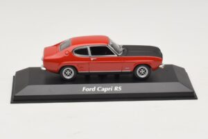 Ford Capri I レッド ブラックフード Maxichamps 1:43 940085801 メタル
