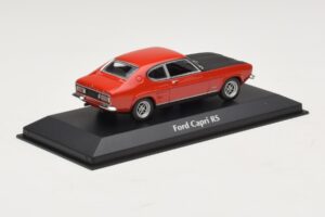 Ford Capri I レッド ブラックフード Maxichamps 1:43 940085801 メタル - 画像 2/4