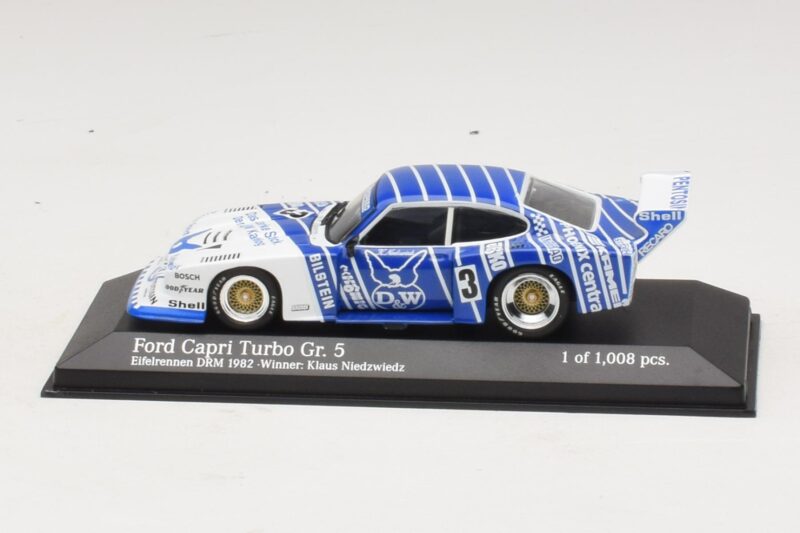 Ford Capri Turbo Gr.5 Zakspeed #3 K. Niedzwiedz Eifelrennen DRM 1982 Minichamps 1:43 430828503 メタル