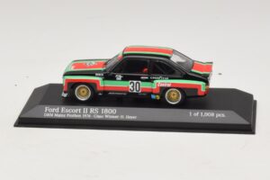 Ford Escort Mk2 RS1800 #30 H. Heyer Class Winner DRM Mainz-Finthen 1976 Minichamps 1:43 400768430 メタル