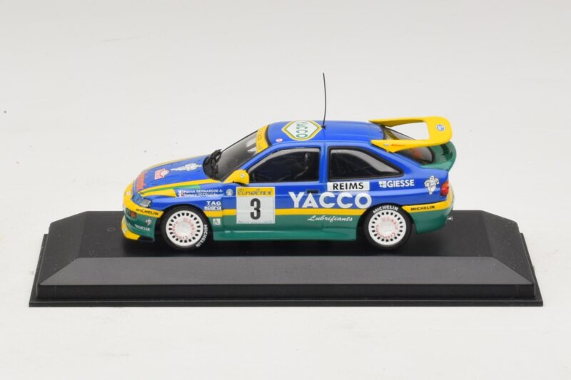 Ford Escort RS #3 Bernardini / Occelli Rally Monte Carlo Winner 1996 Minichamps 1:43 430968203 メタル