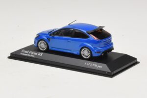 Ford Focus RS Mk2 ブルーメタリック Minichamps 1:43 400088101 メタル - 画像 3/4