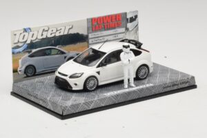 Ford Focus RS Mk2 Top Gear ホワイト フィギュア付き Minichamps 1:43 519438810 メタル - 画像 2/5