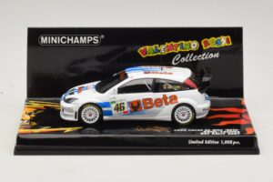 Ford Focus RS WRC #46 V. Rossi / C. Cassina RAC Rally 2007 破損したボックス Minichamps 1:43 400078446-O1 メタル