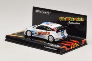 Ford Focus RS WRC #46 V. Rossi / C. Cassina RAC Rally 2007 破損したボックス Minichamps 1:43 400078446-O1 メタル - 画像 3/5
