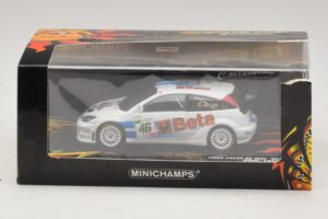 Ford Focus RS WRC #46 V. Rossi / C. Cassina RAC Rally 2007 破損したボックス Minichamps 1:43 400078446-O1 メタル - 画像 5/5