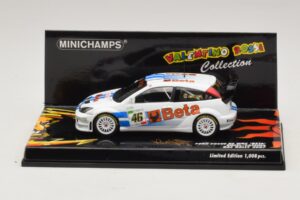 Ford Focus RS WRC #46 V. Rossi / C. Cassina RAC Rally 2007 Minichamps 1:43 400078446 メタル