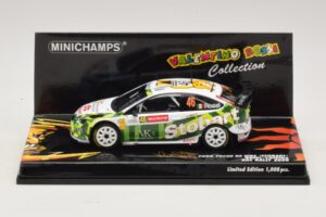 Ford Focus RS WRC #46 V. Rossi / C. Cassina RAC Rally 2008 Minichamps 1:43 400088146 メタル