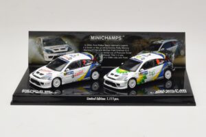Ford Focus RS WRC Rally Mexico 2004 Set Minichamps 1:43 402048376 メタル