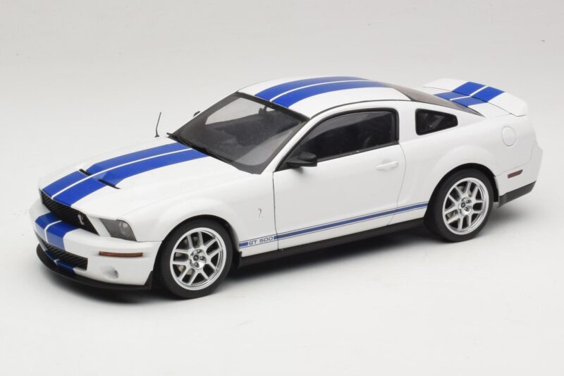 Ford Shelby Cobra GT500 Concept ホワイト ブルーストライプ AUTOart 1:18 73052 メタル