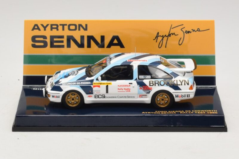 Ford Sierra RS Cosworth #1 A. Senna Rally Test 1986 Minichamps 1:43 540864399 メタル