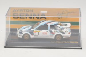 Ford Sierra RS Cosworth #1 A. Senna Rally Test 1986 Minichamps 1:43 540864399 メタル - 画像 4/4