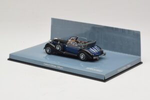 Horch 853 A Sport Cabriolet ブラックブルー Minichamps 1:43 436012036 メタル - 画像 3/5