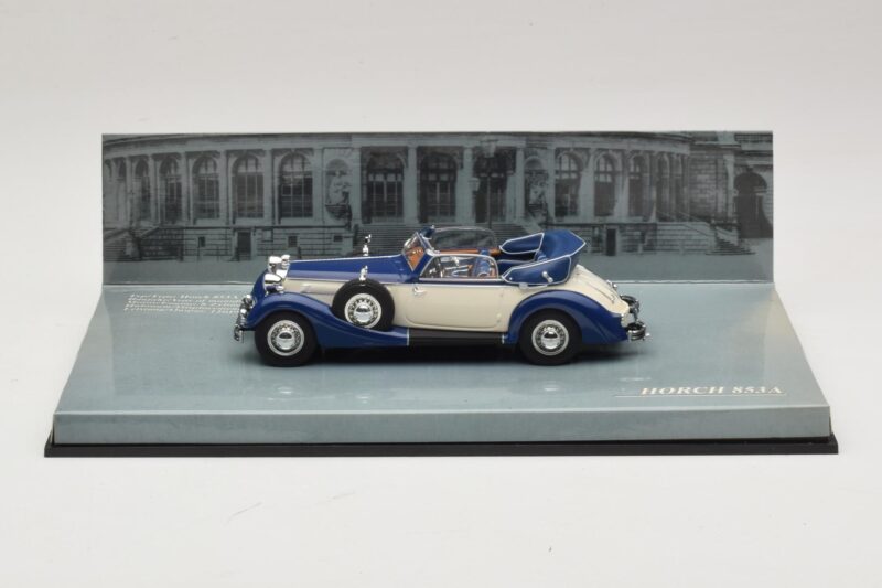 Horch 853 Cabriolet ブルー Minichamps 1:43 436012032 メタル