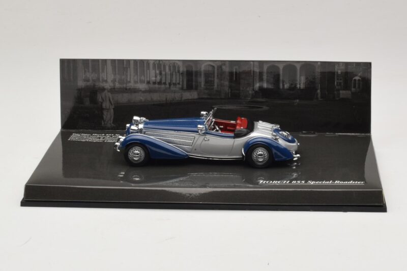 Horch 855 Special Roadster シルバーブルー Minichamps 1:43 436014202 メタル