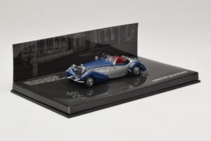 Horch 855 Special Roadster シルバーブルー 外箱なし Minichamps 1:43 436014202-O1 メタル - 画像 2/4