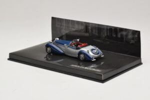 Horch 855 Special Roadster シルバーブルー 外箱なし Minichamps 1:43 436014202-O1 メタル - 画像 3/4