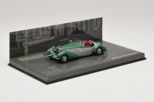 Horch 855 Special Roadster シルバーグリーン Minichamps 1:43 436014205 メタル - 画像 2/5
