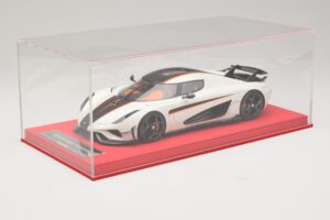 Koenigsegg Regera ホワイト ブラックカーボン FrontiArt 1:18 REMC043 レジン - 画像 6/7
