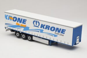 Krone Profiliner アーティキュレート サイドカーテントレーラー Minichamps 1:43 439911120 メタル - 画像 4/6