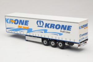 Krone Profiliner アーティキュレート サイドカーテントレーラー Minichamps 1:43 439911120 メタル - 画像 5/6