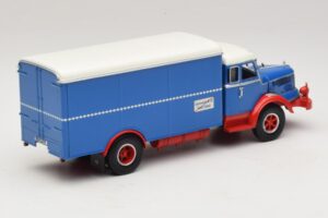 Krupp Titan ボックストラック ブルー レッド Minichamps 1:43 439069040 メタル - 画像 2/6