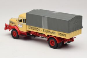 Krupp Titan フラットベッドトラック Baumann Bonn Minichamps 1:43 439069025 メタル - 画像 5/6