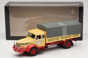 Krupp Titan フラットベッドトラック Baumann Bonn Minichamps 1:43 439069025 メタル - 画像 6/6