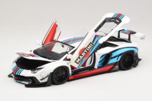 Lamborghini Aventador LB Works Martini Livery AUTOart 1:18 79185 コンポジット - 画像 2/8