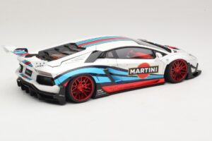 Lamborghini Aventador LB Works Martini Livery AUTOart 1:18 79185 コンポジット - 画像 3/8